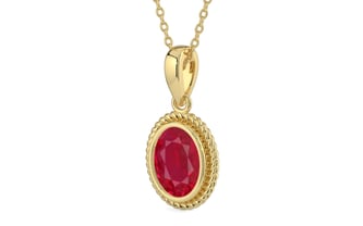 Ashtadhatu Ruby Pendant Limited Quality (P7)
