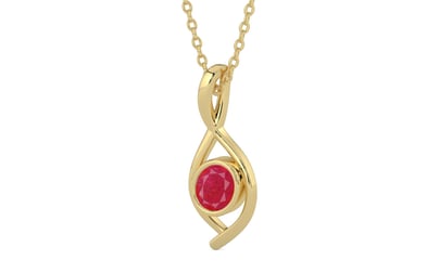Ashtadhatu Ruby Pendant Prime Quality (P1)