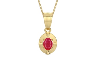 Ashtadhatu Ruby Pendant Prime Quality (P11)
