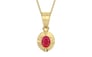 Ashtadhatu Ruby Pendant Prime Quality (P11)