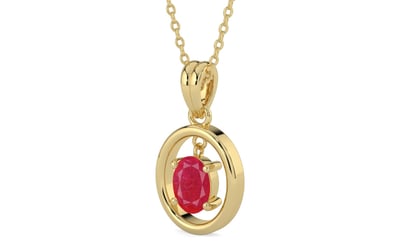 Ashtadhatu Ruby Pendant Prime Quality (P2)