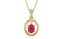 Ashtadhatu Ruby Pendant Prime Quality (P2)
