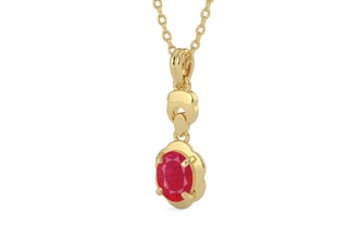Ashtadhatu Ruby Pendant Prime Quality (P6)