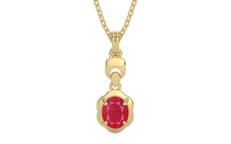 Ashtadhatu Ruby Pendant Prime Quality (P6)