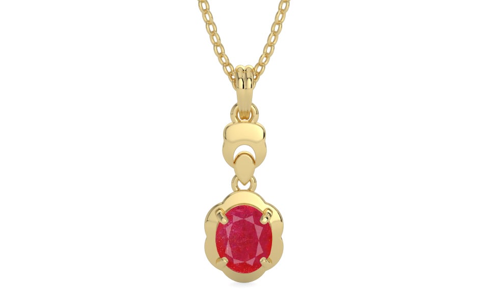 Ashtadhatu Ruby Pendant Prime Quality (P6)