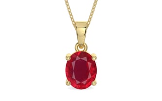 Ashtadhatu Ruby Pendant Rare Quality (P10)