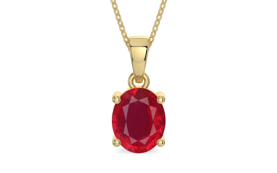 Ashtadhatu Ruby Pendant Rare Quality (P10)