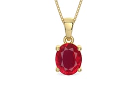 Ashtadhatu Ruby Pendant Rare Quality (P10)