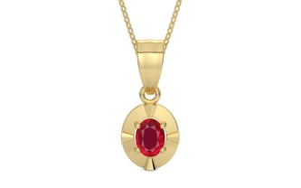 Ashtadhatu Ruby Pendant Rare Quality (P11)