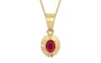 Ashtadhatu Ruby Pendant Rare Quality (P11)