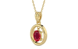 Ashtadhatu Ruby Pendant Rare Quality (P2)