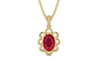 Ashtadhatu Ruby Pendant Rare Quality (P3)