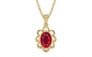 Ashtadhatu Ruby Pendant Rare Quality (P3)