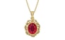 Ashtadhatu Ruby Pendant Rare Quality (P5)