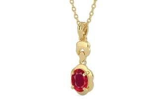 Ashtadhatu Ruby Pendant Rare Quality (P6)