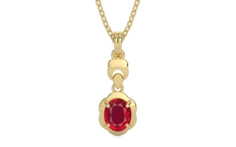 Ashtadhatu Ruby Pendant Rare Quality (P6)