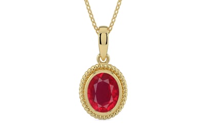 Ashtadhatu Ruby Pendant Rare Quality (P7)