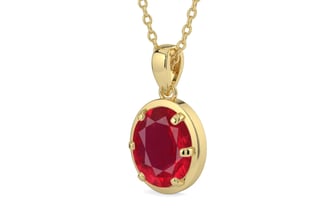 Ashtadhatu Ruby Pendant Rare Quality (P8)