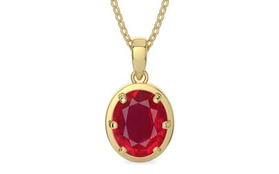 Ashtadhatu Ruby Pendant Rare Quality (P8)