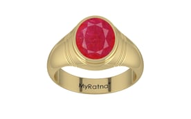 Ashtadhatu Ruby Ring Prime Quality (R7)