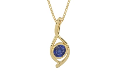 Ashtadhatu Thailand Blue Sapphire Pendant Fine Quality (P1)