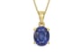 Ashtadhatu Thailand Blue Sapphire Pendant Fine Quality (P10)