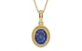 Ashtadhatu Thailand Blue Sapphire Pendant Fine Quality (P7)
