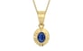 Ashtadhatu Thailand Blue Sapphire Pendant Limited Quality (P11)
