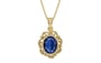 Ashtadhatu Thailand Blue Sapphire Pendant Limited Quality (P5)
