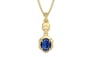 Ashtadhatu Thailand Blue Sapphire Pendant Limited Quality (P6)