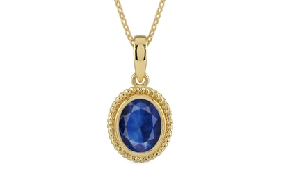 Ashtadhatu Thailand Blue Sapphire Pendant Limited Quality (P7)