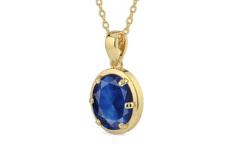 Ashtadhatu Thailand Blue Sapphire Pendant Limited Quality (P8)