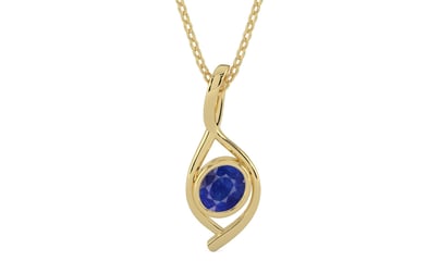 Ashtadhatu Thailand Blue Sapphire Pendant Prime Quality (P1)
