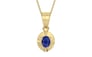 Ashtadhatu Thailand Blue Sapphire Pendant Prime Quality (P11)