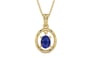 Ashtadhatu Thailand Blue Sapphire Pendant Prime Quality (P2)