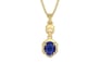 Ashtadhatu Thailand Blue Sapphire Pendant Prime Quality (P6)