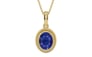 Ashtadhatu Thailand Blue Sapphire Pendant Prime Quality (P7)