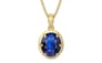 Ashtadhatu Thailand Blue Sapphire Pendant Rare Quality (P8)