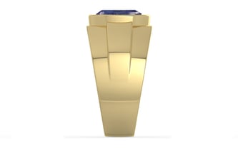 Ashtadhatu Thailand Blue Sapphire Ring Fine Quality (R1)