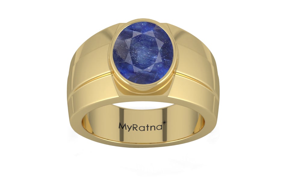 Ashtadhatu Thailand Blue Sapphire Ring Fine Quality (R1)