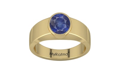 Ashtadhatu Thailand Blue Sapphire Ring Fine Quality (R10)