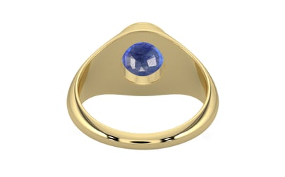 Ashtadhatu Thailand Blue Sapphire Ring Fine Quality (R12)