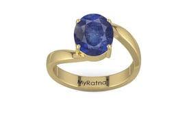 Ashtadhatu Thailand Blue Sapphire Ring Fine Quality (R2)