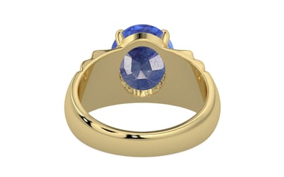 Ashtadhatu Thailand Blue Sapphire Ring Fine Quality (R4)