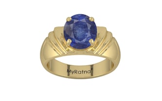 Ashtadhatu Thailand Blue Sapphire Ring Fine Quality (R4)
