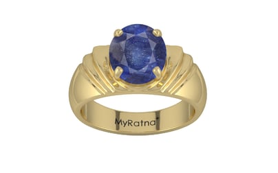 Ashtadhatu Thailand Blue Sapphire Ring Fine Quality (R4)
