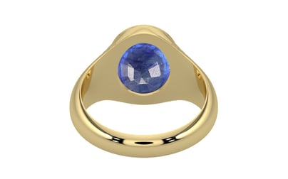 Ashtadhatu Thailand Blue Sapphire Ring Fine Quality (R7)