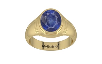 Ashtadhatu Thailand Blue Sapphire Ring Fine Quality (R7)