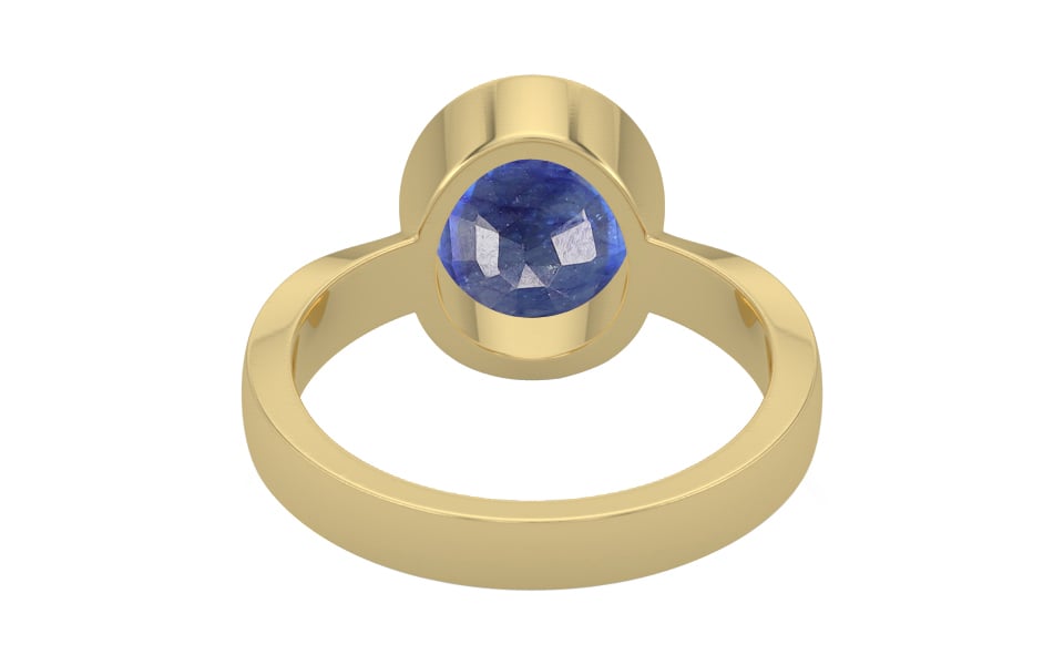 Ashtadhatu Thailand Blue Sapphire Ring Fine Quality (R9)