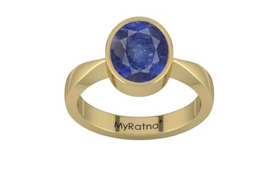 Ashtadhatu Thailand Blue Sapphire Ring Fine Quality (R9)